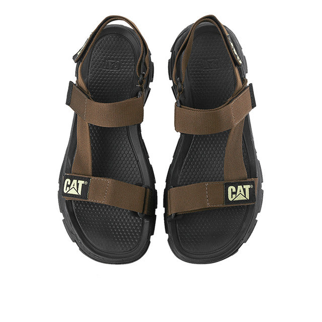 Caterpillar Sandal Pria Progressor Web Bold / Sandals In Dark Olive