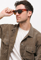 Kingship Unisex Kacamata Sunglasses Foldable Wesley Brown