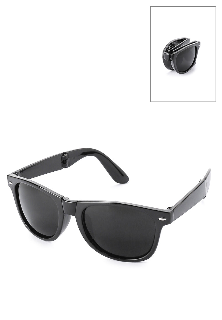 Kingship Unisex Kacamata Sunglasses Foldable Wesley Black