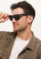 Kingship Unisex Kacamata Sunglasses Foldable Wesley Black