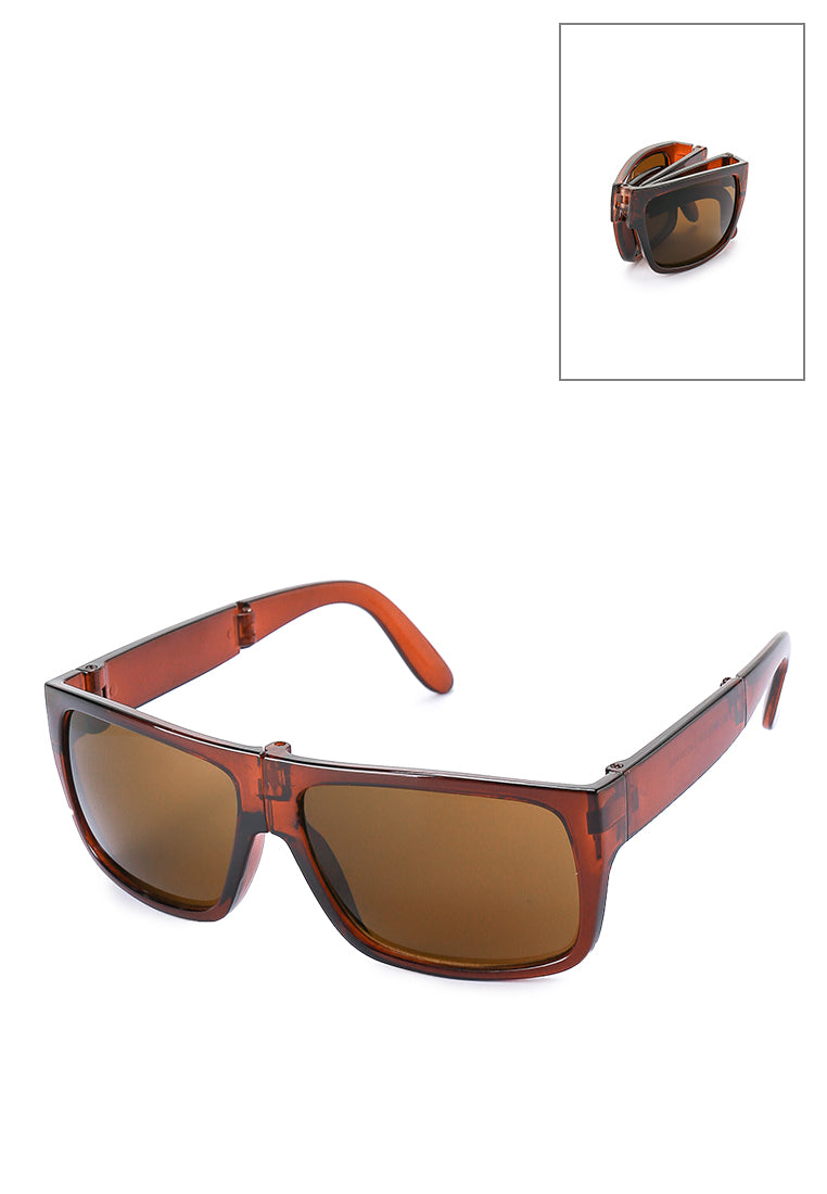 Kingship Unisex Kacamata Sunglasses Foldable Emrick Brown