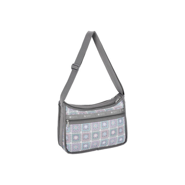 LeSportsac Tas Wanita Crossbody Deluxe Everyday Bag In Pastel Geometric Lace