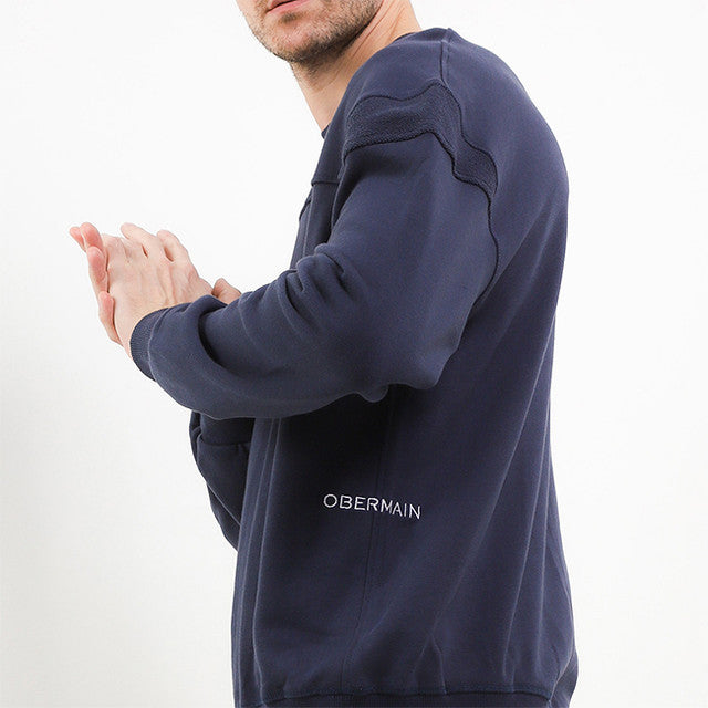Obermain Pakaian Pria Sweatshirt Alcide In Navy