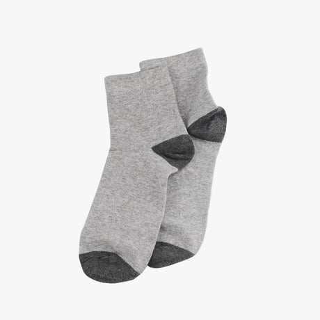 A-Ob Half Sock In Black/Dk Gray/Gray