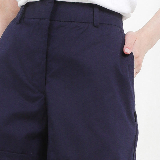 Hush Puppies Pakaian Wanita Short Pants Moguri In Navy