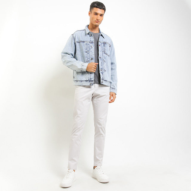 Hush Puppies Pakaian Pria Denim Sippi In Light Blue