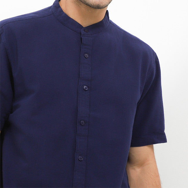 Hush Puppies Pakaian Pria Shirt Toscano In Navy