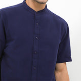 Hush Puppies Pakaian Pria Shirt Toscano In Navy