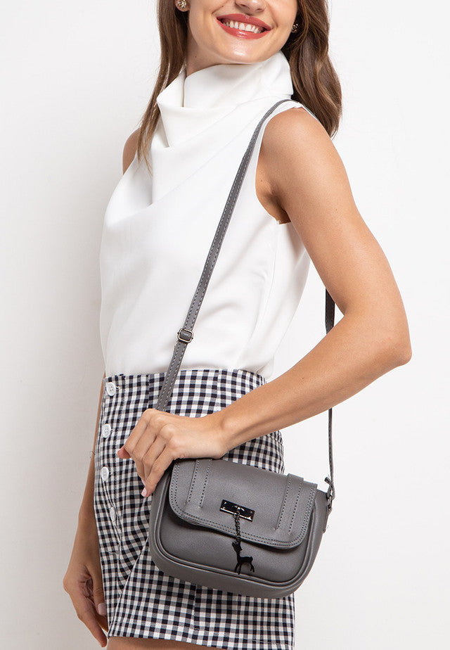 Kingship Sling Bag Motra In Grey
