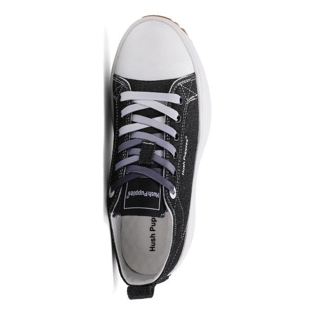 Hush Puppies Sepatu Wanita Sneakers Devyn Louisa In Black