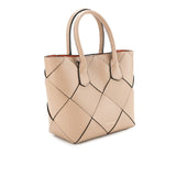 Charlotte Top Handle Bag (M) In Tan