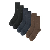 Ob Regular Sock In Multi Color-OSMR2230BK000