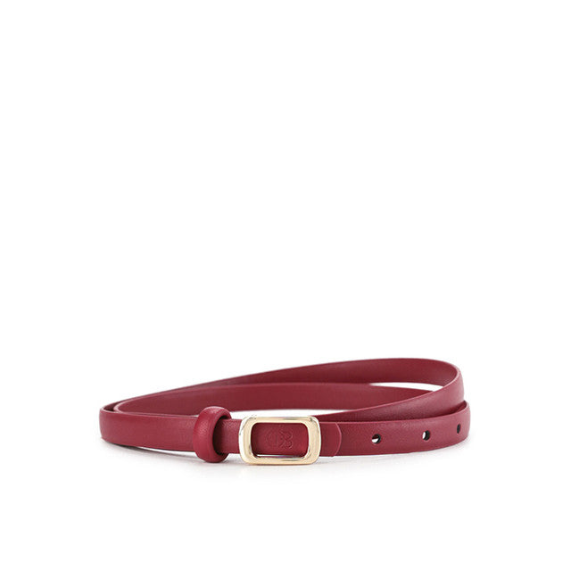 Obermain Accessories Wanita Pin Clip Anna Ladies Leather Pin In Red 38