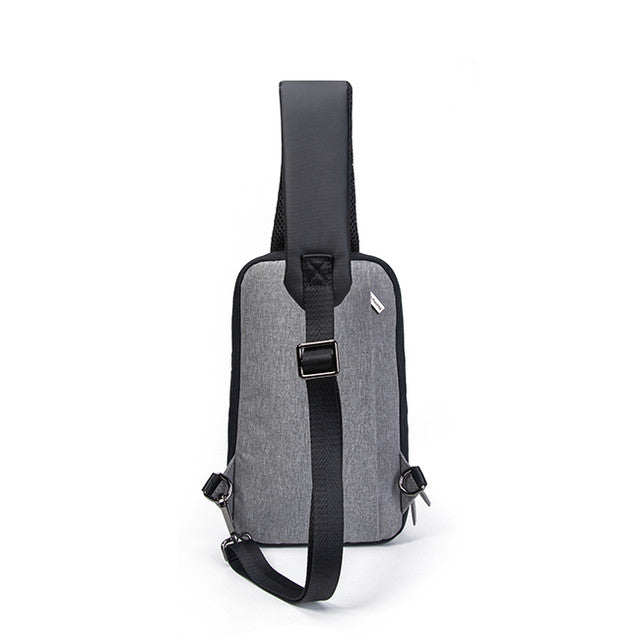 Hush Puppies Tas Pria Melvin Chest Bag In Grey
