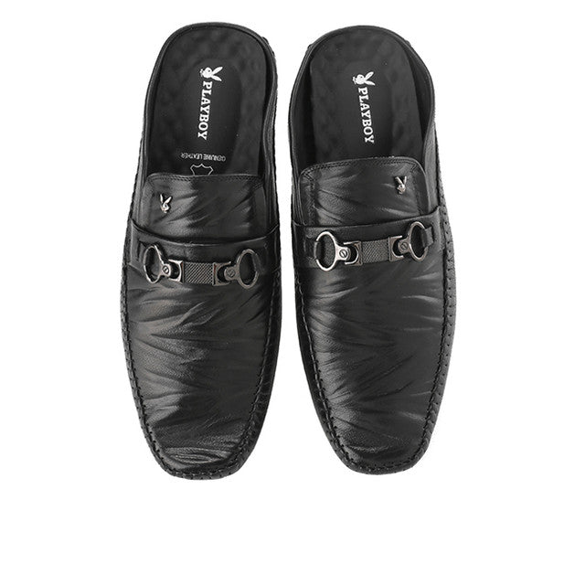 Playboy Sepatu Pria Loafers Fredo In Black
