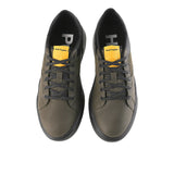 Hush Puppies Sepatu Pria Sneakers Rush Sneaker In Dark Olive Leather