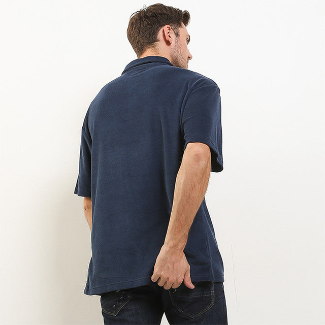 Hush Puppies Pakaian Pria Polo Kram In Navy