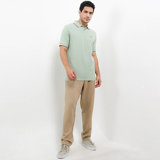 Hush Puppies Pakaian Pria Pants Linen Hemma In Khaki