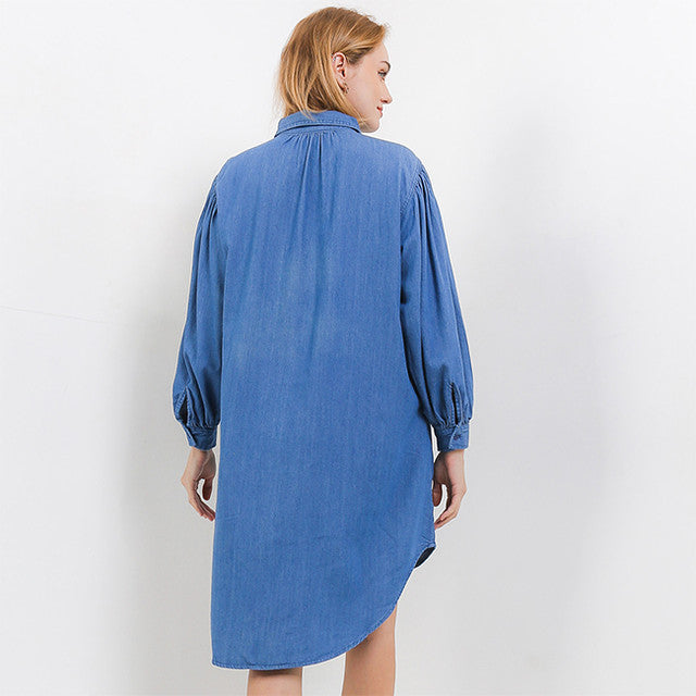 Hush Puppies Pakaian Wanita Dress Andara In Medium Blue