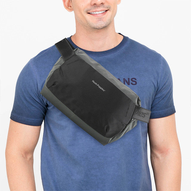 Hush Puppies Tas Pria Karson Waist Bag In Grey