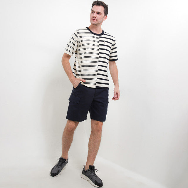 Hush Puppies Pakaian Pria T Shirt Merane In White