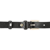 Obermain Accessories Wanita Pin Clip Adeline Ladies Leather Pin In Black 38