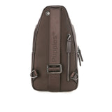 Hush Puppies Tas Pria Issac Chest Bag In Chocolate