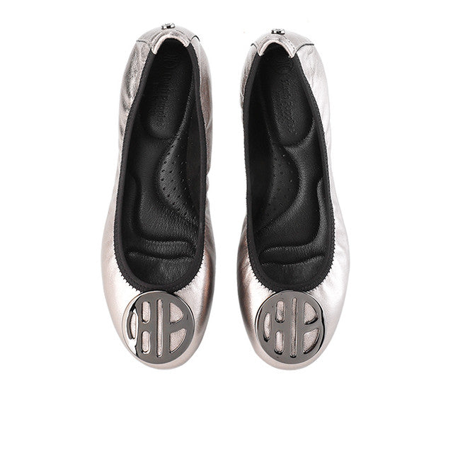 Hush Puppies Sepatu Slip On Wanita Samantha Ii In Pewter