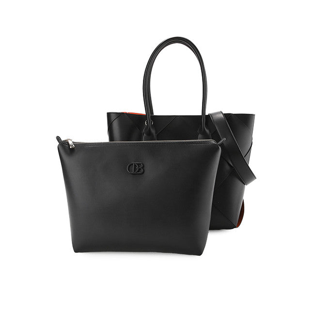 Charlotte Top Handle Bag (L) In Black