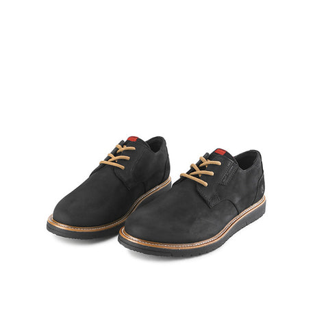 Hush Puppies Sepatu Pria Lace Up Jenson Oxford In Bold Black Nubuck