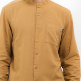 Hush Puppies Pakaian Pria Shirt Quinoa In Brown