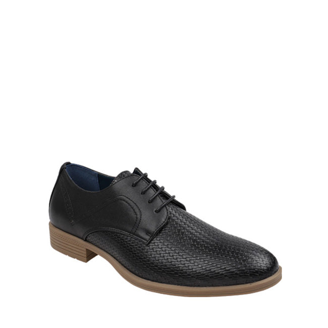 Antton & Co Sepatu Lace Up Pria Fous-Emboss Lace Up In Black – 9to9 ...