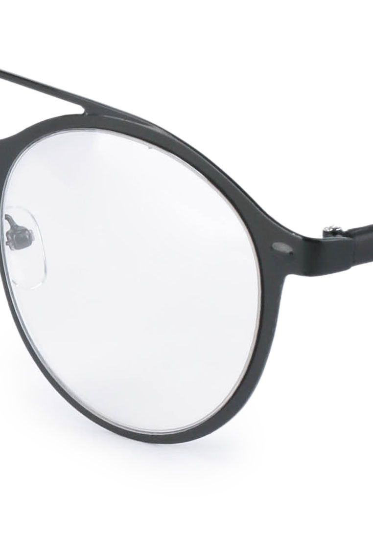 Kingship Unisex Kacamata Anti Radiasi Dorial Black Clear