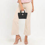 Hush Puppies Tas Satchel Wanita Gennie Satchel (M) In Black