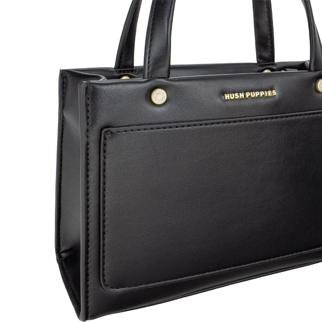 Hush Puppies Tas Wanita Hand Bag Fuji Top Handle M In Black