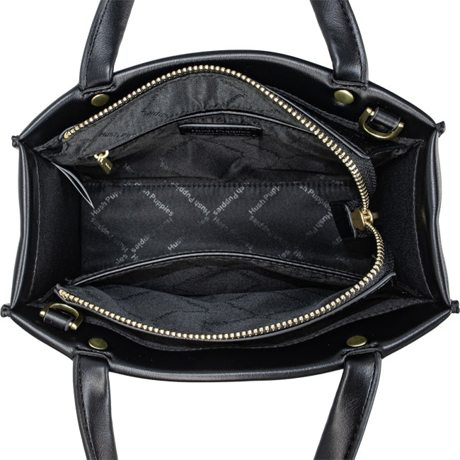 Hush Puppies Tas Wanita Hand Bag Fuji Top Handle M In Black
