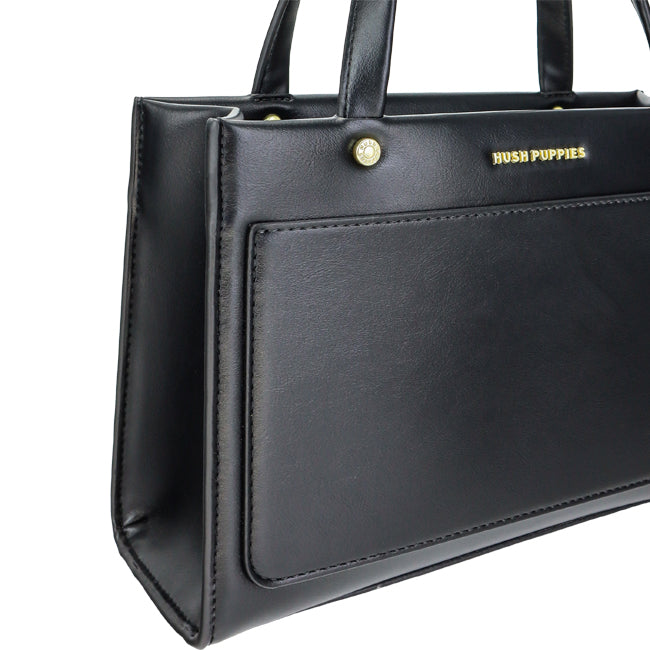 Hush Puppies Tas Wanita Hand Bag Fuji Top Handle L In Black