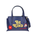 Georgina Satchel (L) In Navy