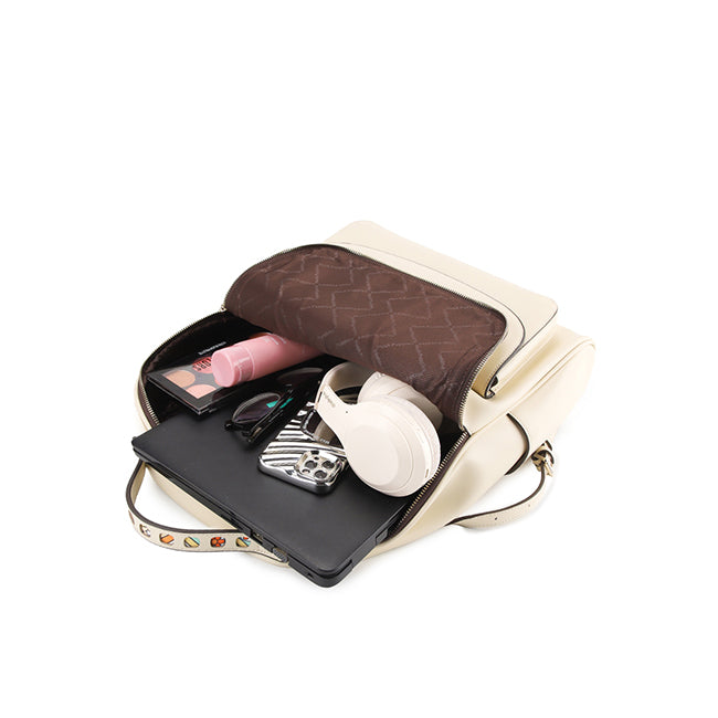 Hush Puppies Tas Wanita Katelyn Backpack (L) In Beige