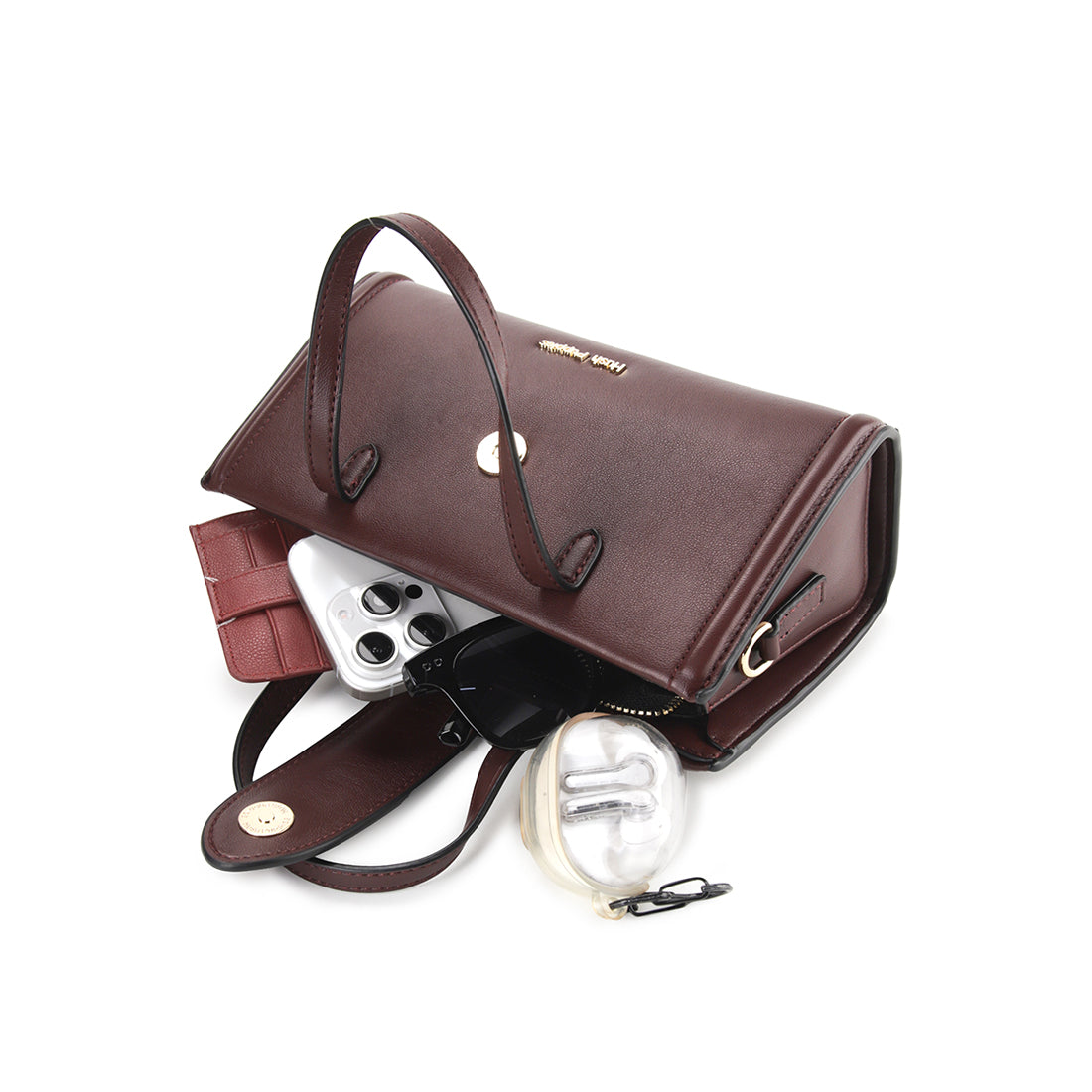 Evas Satchel In Wine