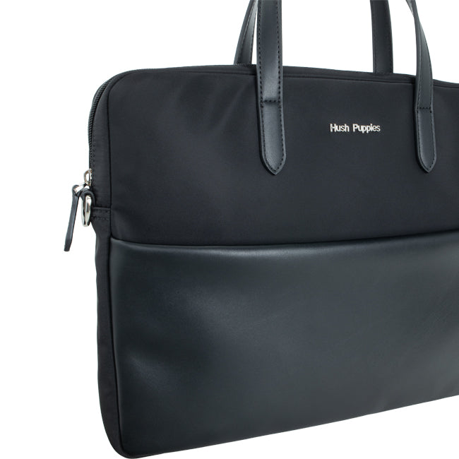 Worked Satchel In Black