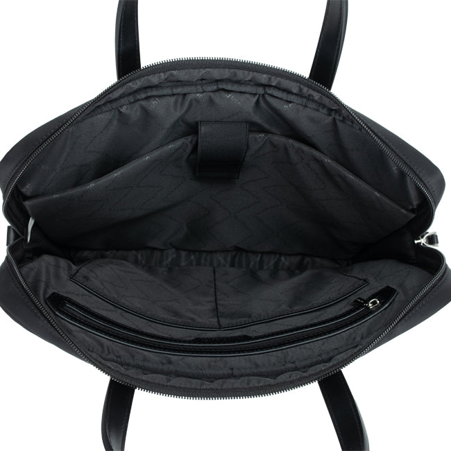 Worked Satchel In Black