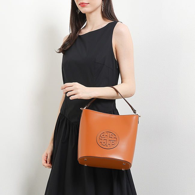 Camelia Bucket In Camel