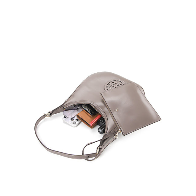 Camelia Hobo In Taupe