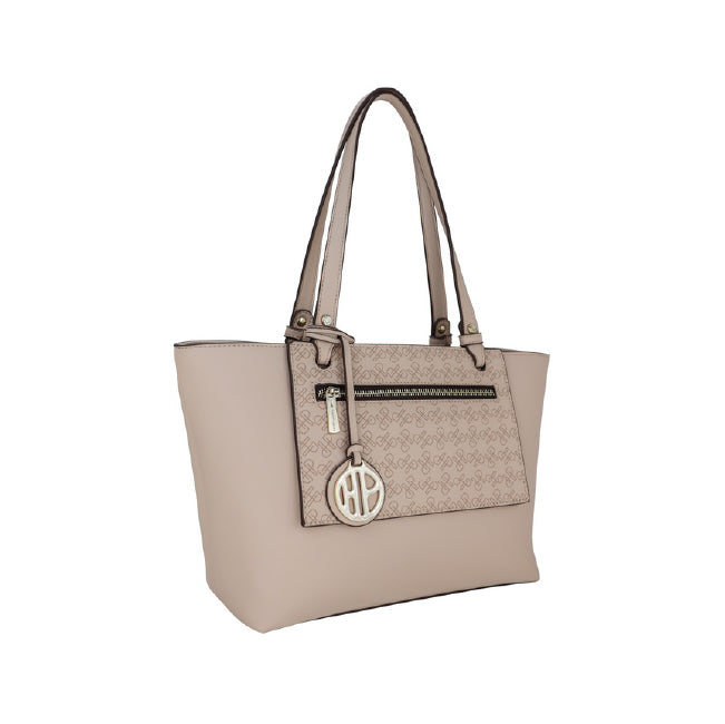Hush Puppies Tas Tote Wanita Mono Tote (M) In Beige