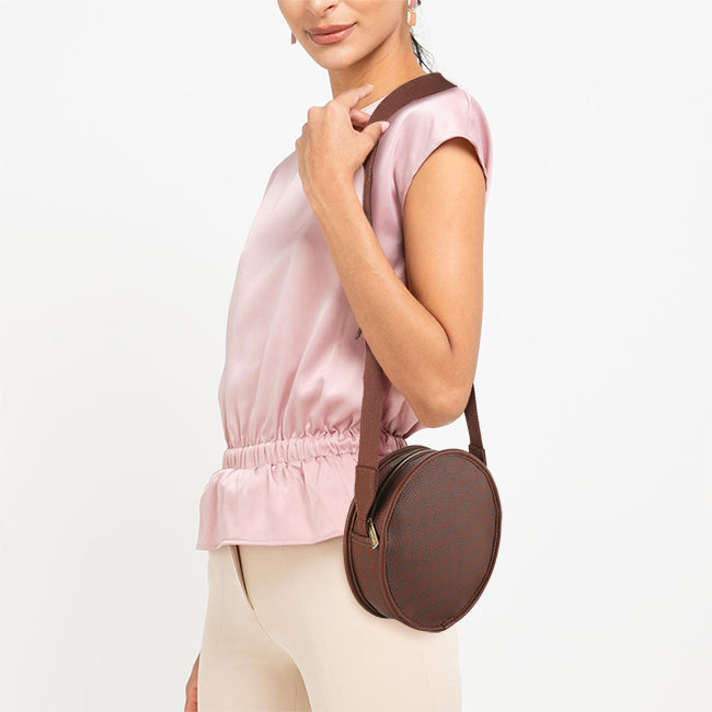 Hush Puppies Tas Wanita Sling Bag Dazzle Crossbody In Orange