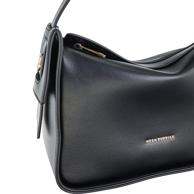Hush Puppies Tas Wanita Shoulder Bag Folly Shoulder M In Black