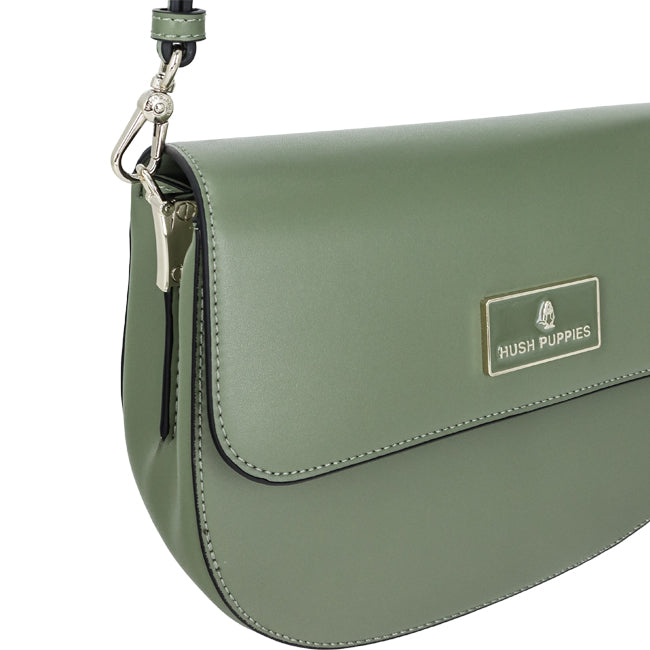 Hush Puppies Tas Wanita Sling Bag Ginnie Sling L In Olive