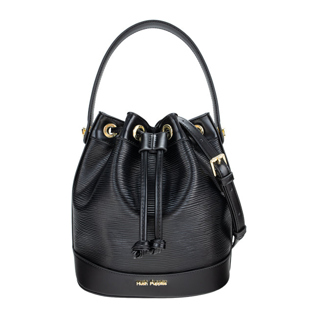 Hush Puppies Tas Wanita Fay Bucket In Black