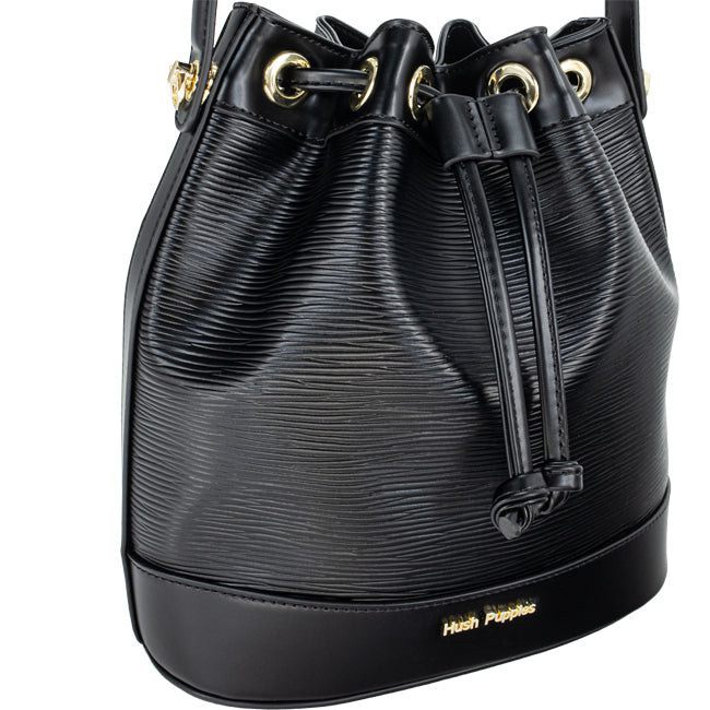 Hush Puppies Tas Wanita Fay Bucket In Black